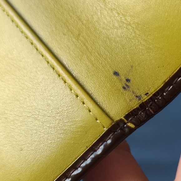 Coach Brown Leather Key & Card Holder with Embossed Logo - Picture 6 of 7